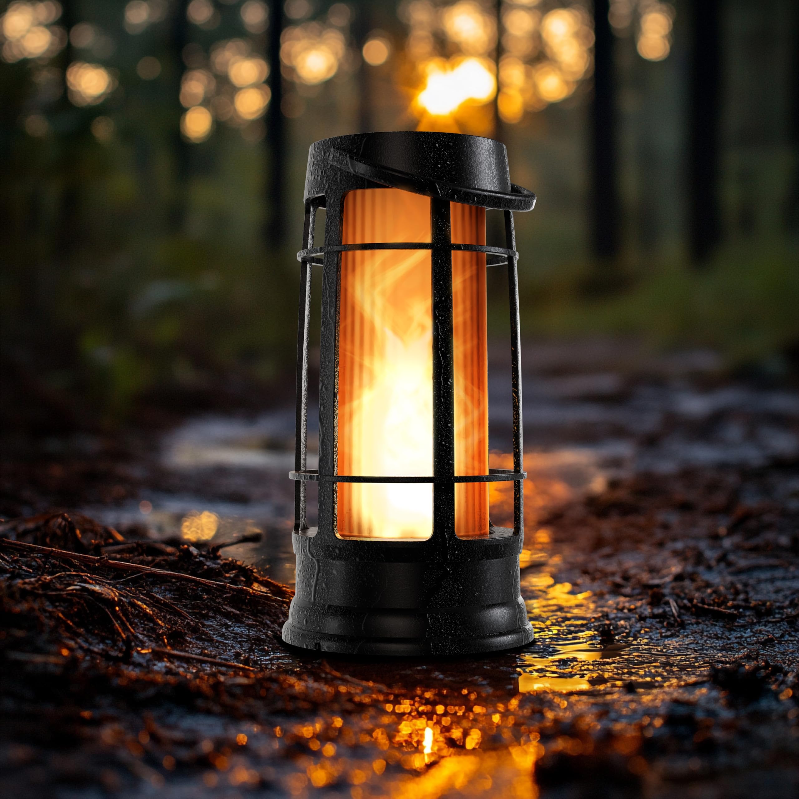 Metal Solar Lantern | (FFMDL1) | MSRP: $38.49