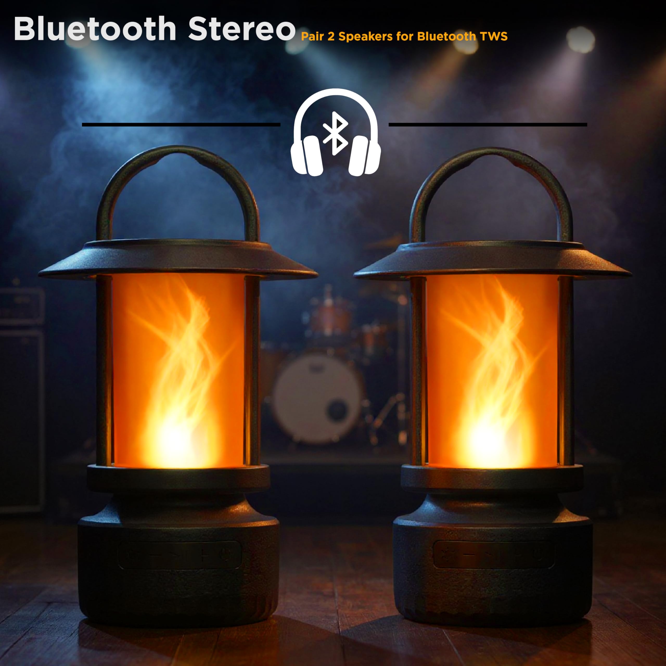 Bluetooth Flame Speaker | (FFBT1) | MSRP: $35.99 - (Black)