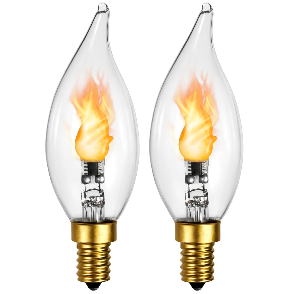 Candelabra E12 Flame Bulb | (FFCLB1) | MSRP: $5.99 (each in 4 pack)