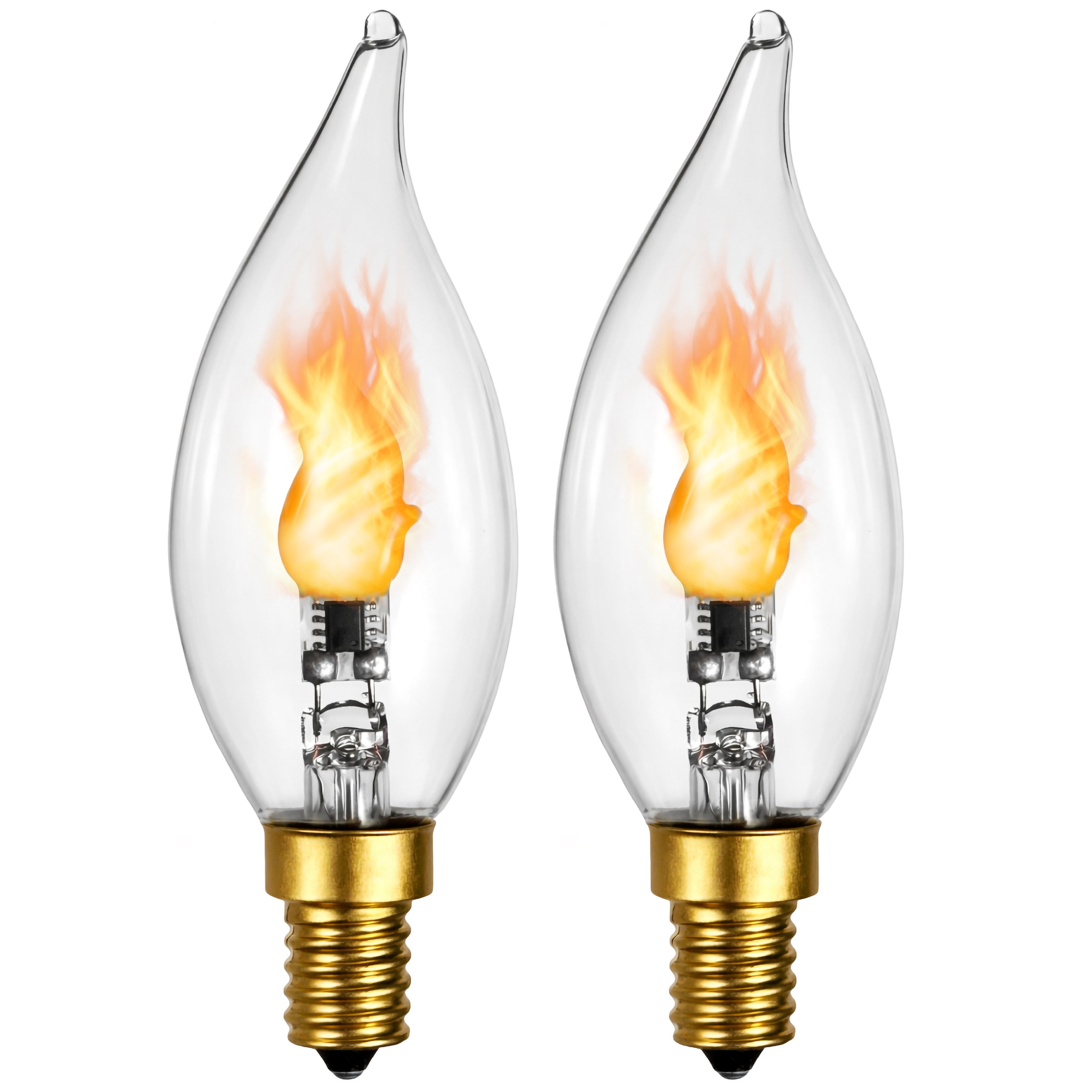 Candelabra E12 Flame Bulb | (FFCLB1) | MSRP: $5.99 (each in 4 pack)