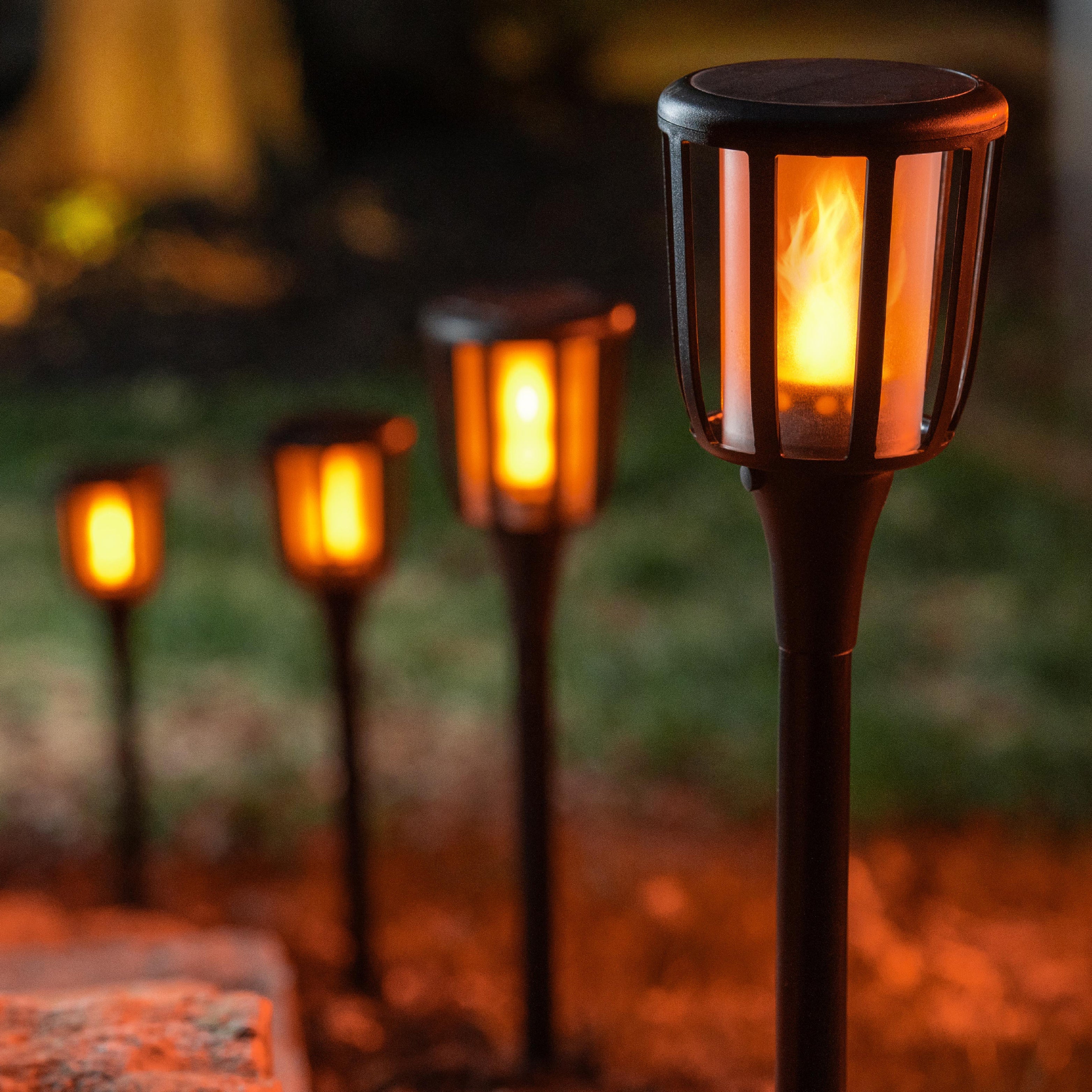 Solar Rustic Torch | (FFPST2B) | MSRP: $32.99 - NEW!