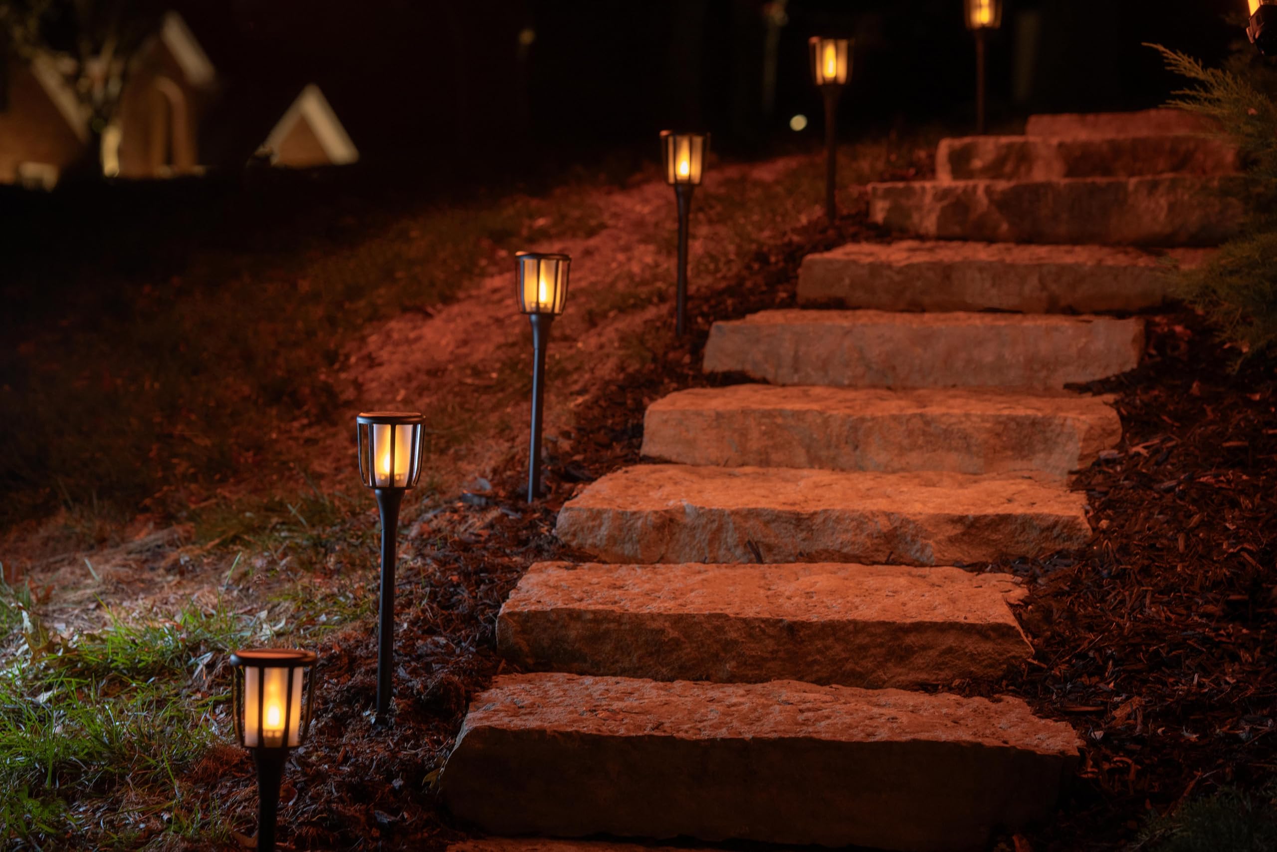 Solar Rustic Torch | (FFPST2B) | MSRP: $32.99 - NEW!