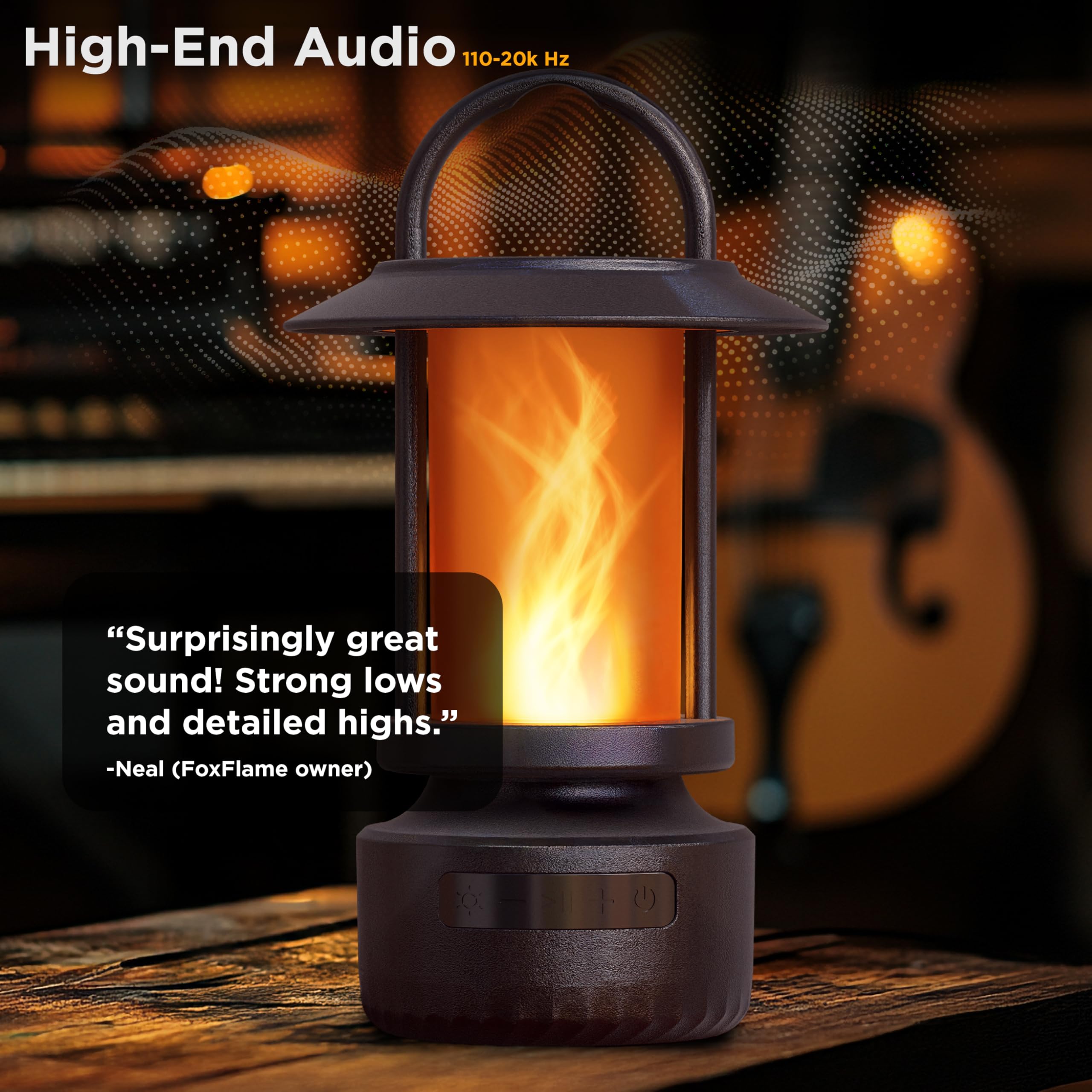 Bluetooth Flame Speaker | (FFBT1B) | MSRP: $39.59 - (Bronze)