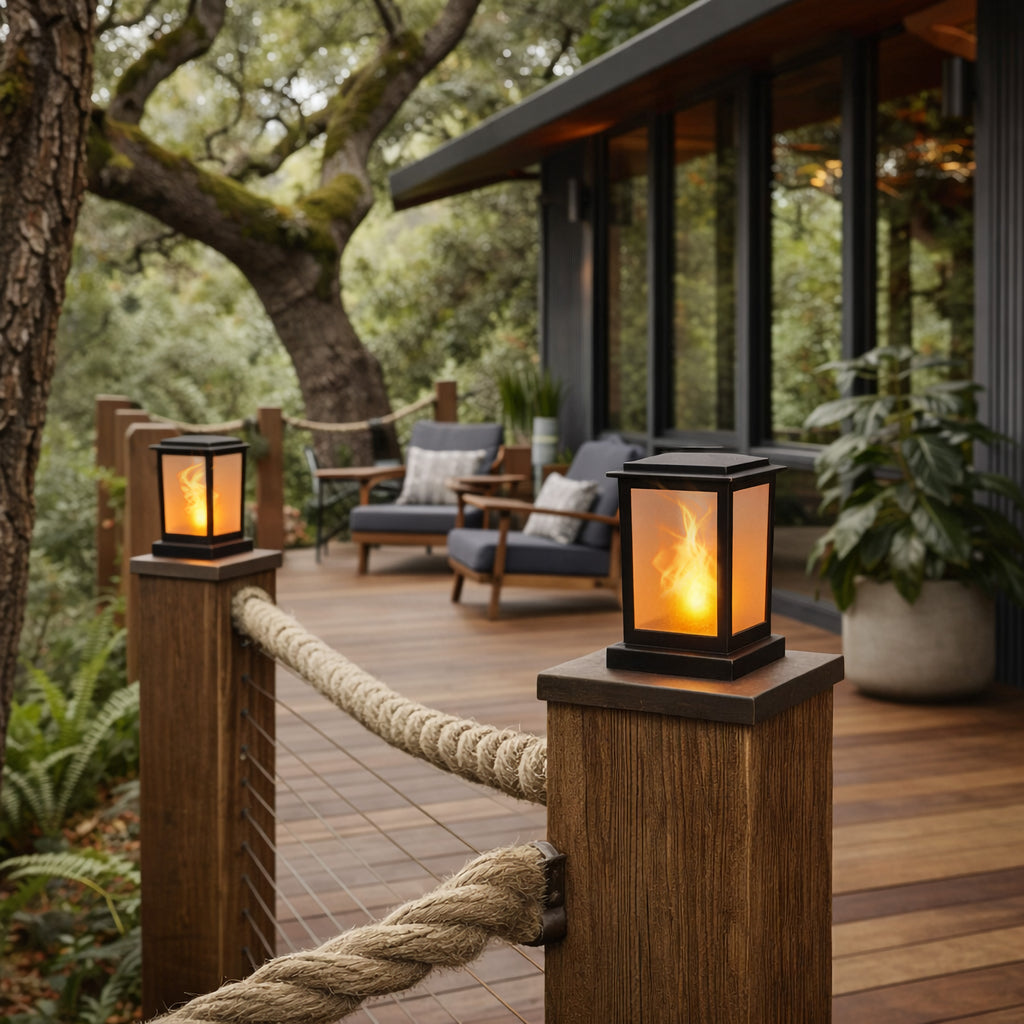 Solar Deck Post Lantern FFDP1