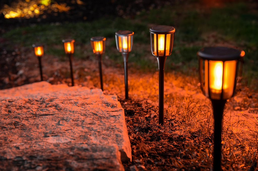 Solar Rustic Torch | (FFPST2B) | MSRP: $32.99 - NEW!
