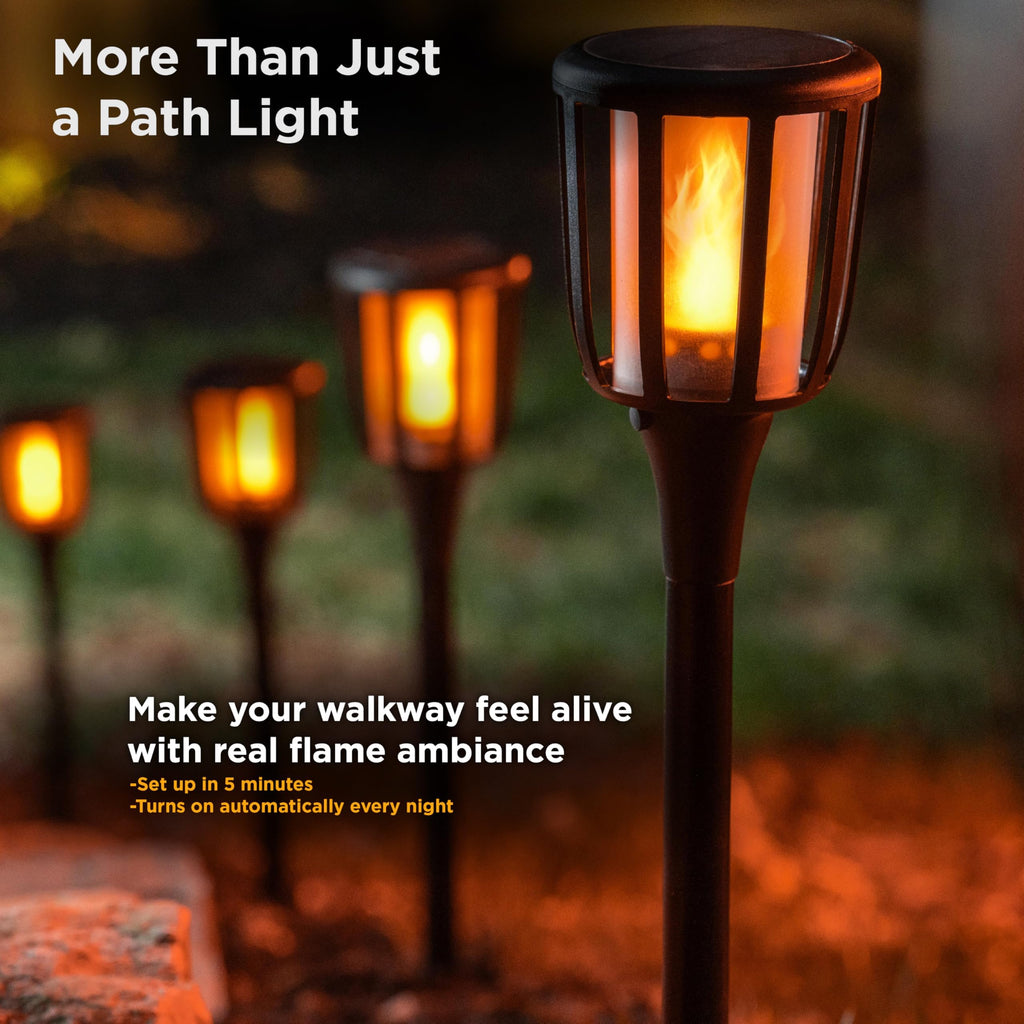 Solar Rustic Torch | (FFPST2B) | MSRP: $32.99 - NEW!