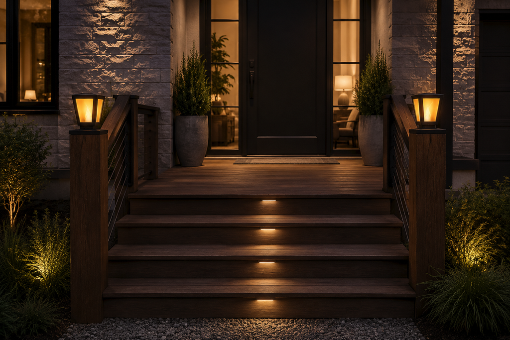 Statement Solar Deck Post Lantern FFDP2_1PK