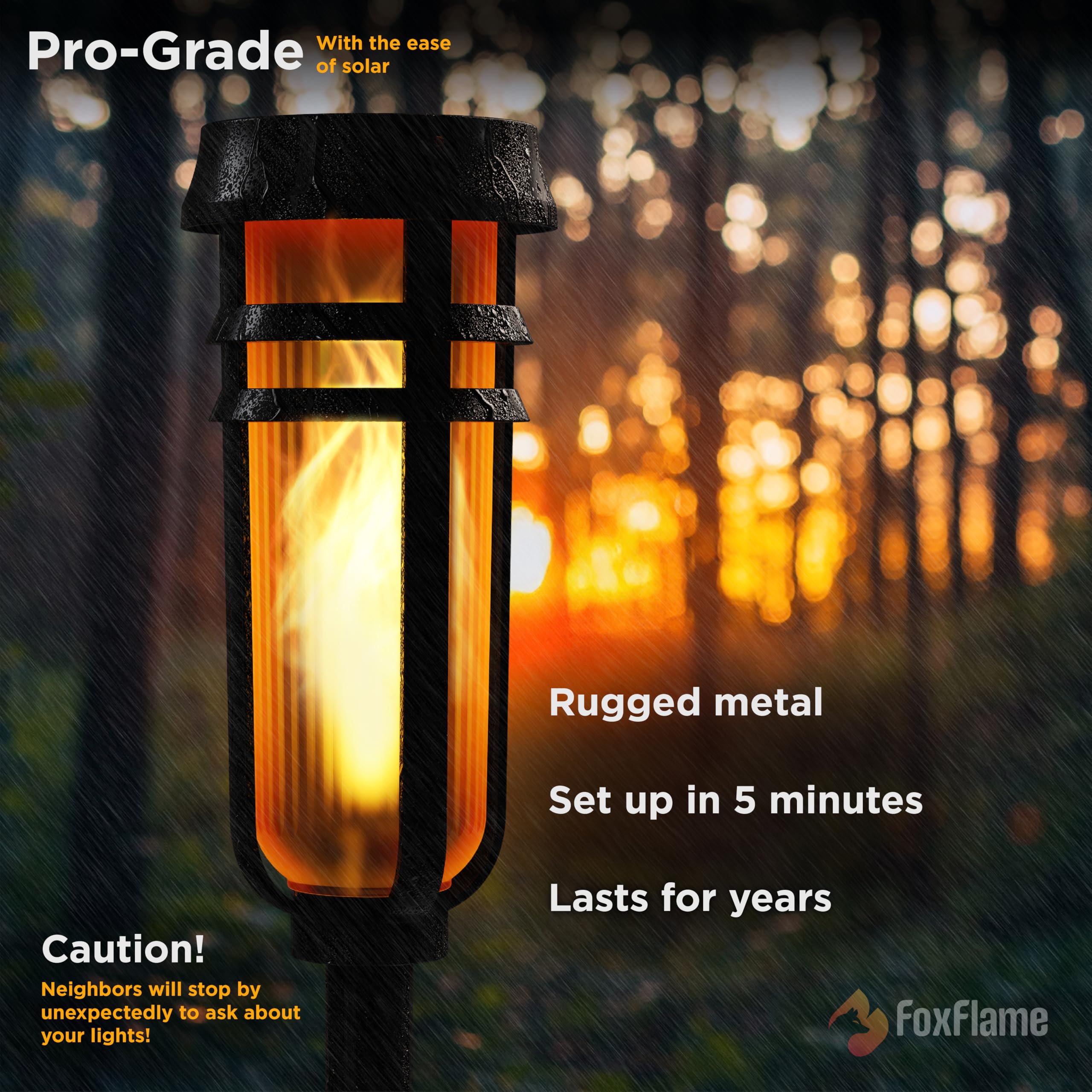 Metal Solar Torch | (FFMST1) | MSRP $43.99 each