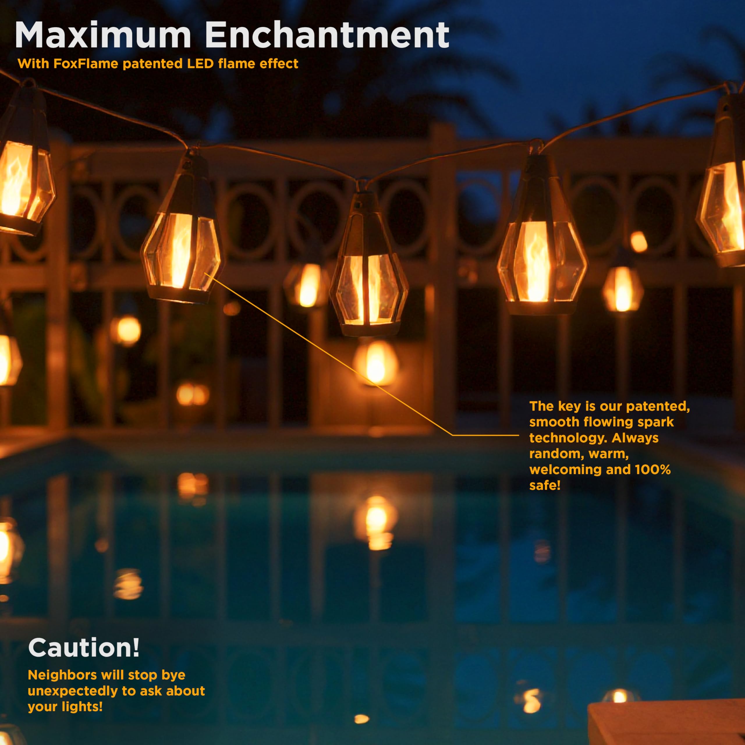 Solar String Lights | (FFSSL1) | MSRP $38.49 - NEW!