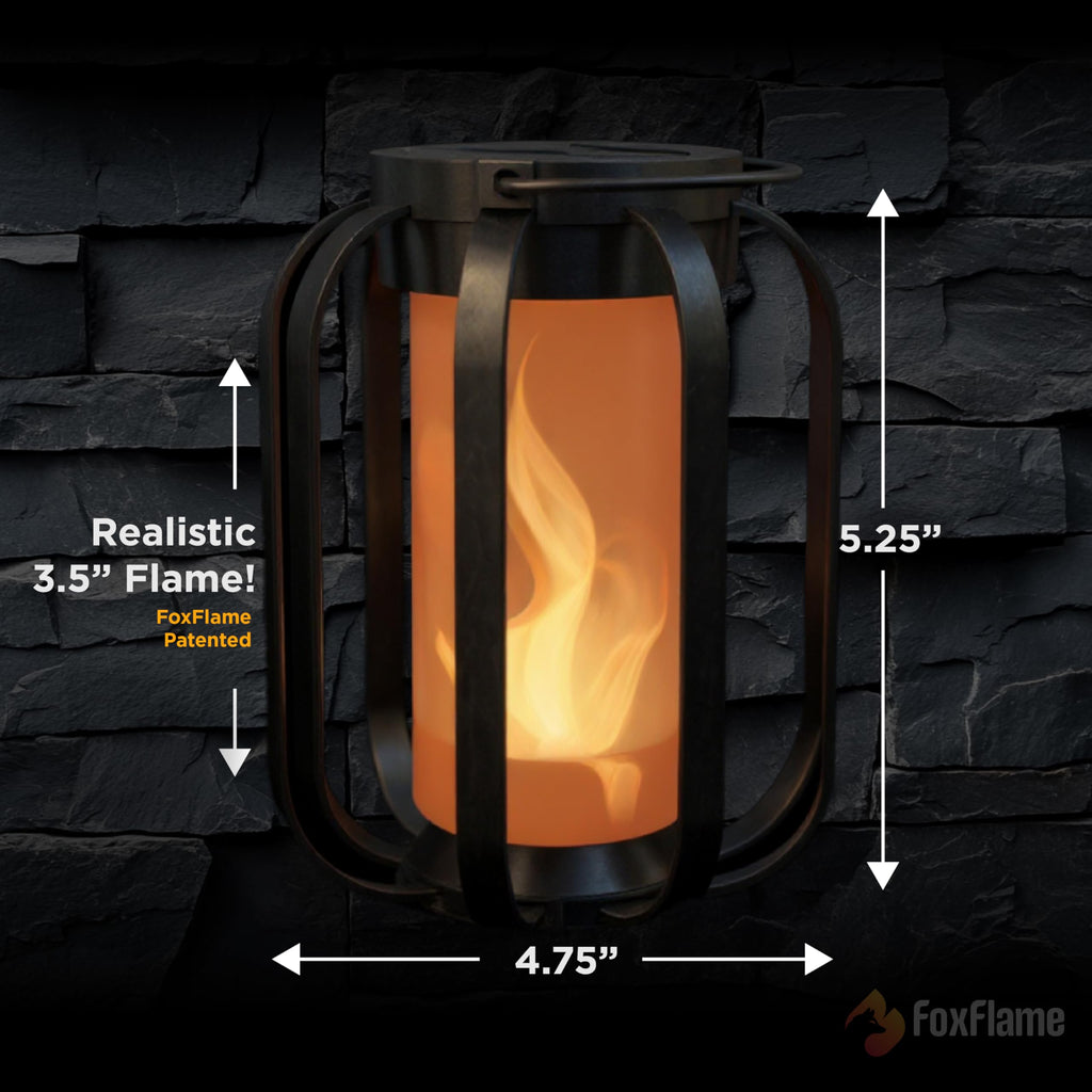 Modern Flame Lantern | (FFPFL1) | MSRP: $26.39 - NEW!