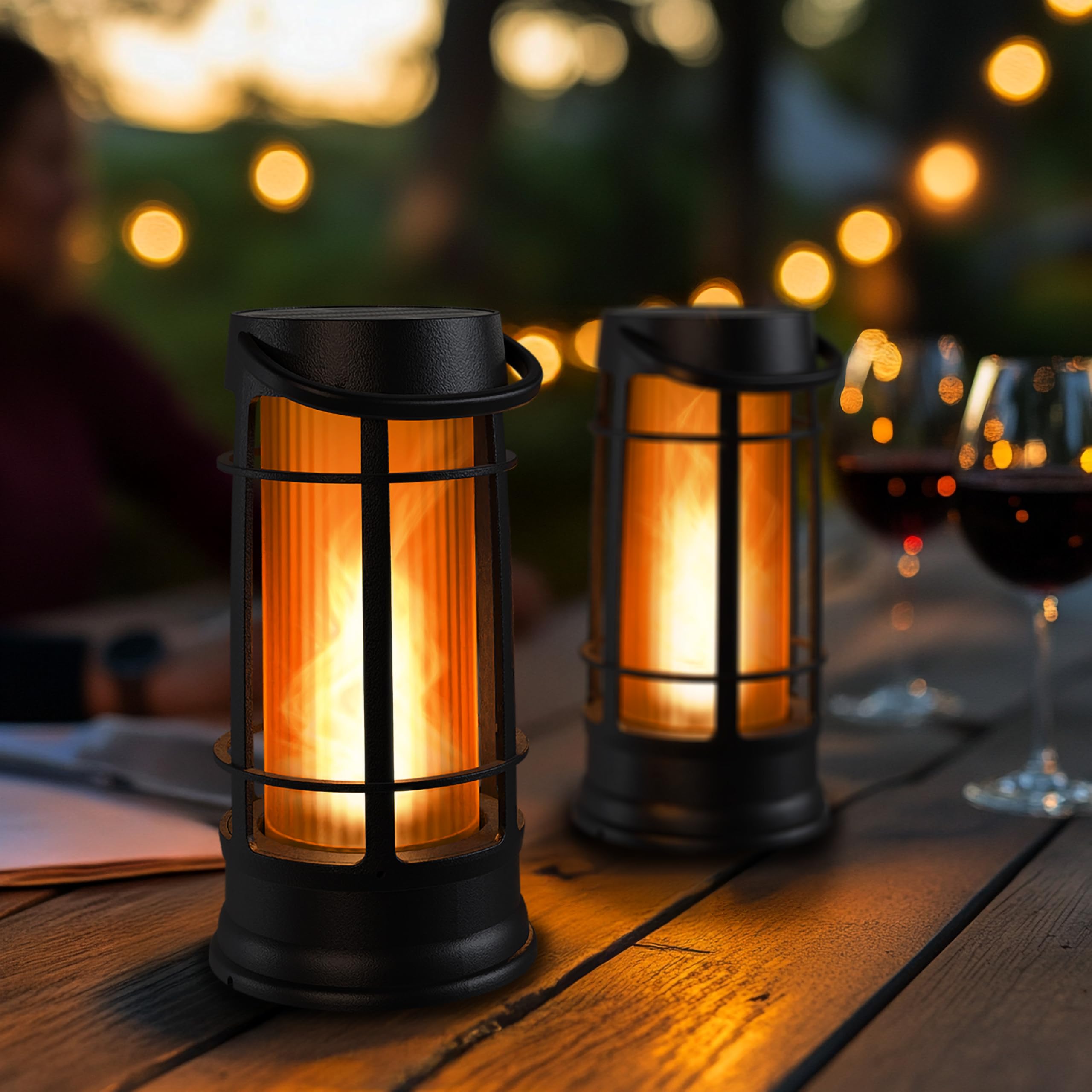 Metal Solar Lantern | (FFMDL1) | MSRP: $38.49