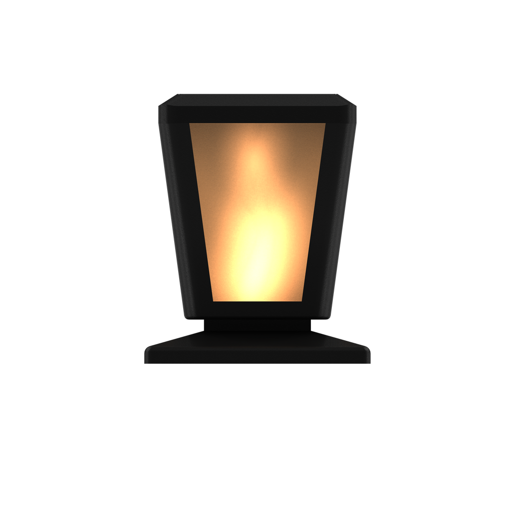 Statement Solar Deck Post Lantern FFDP2_1PK