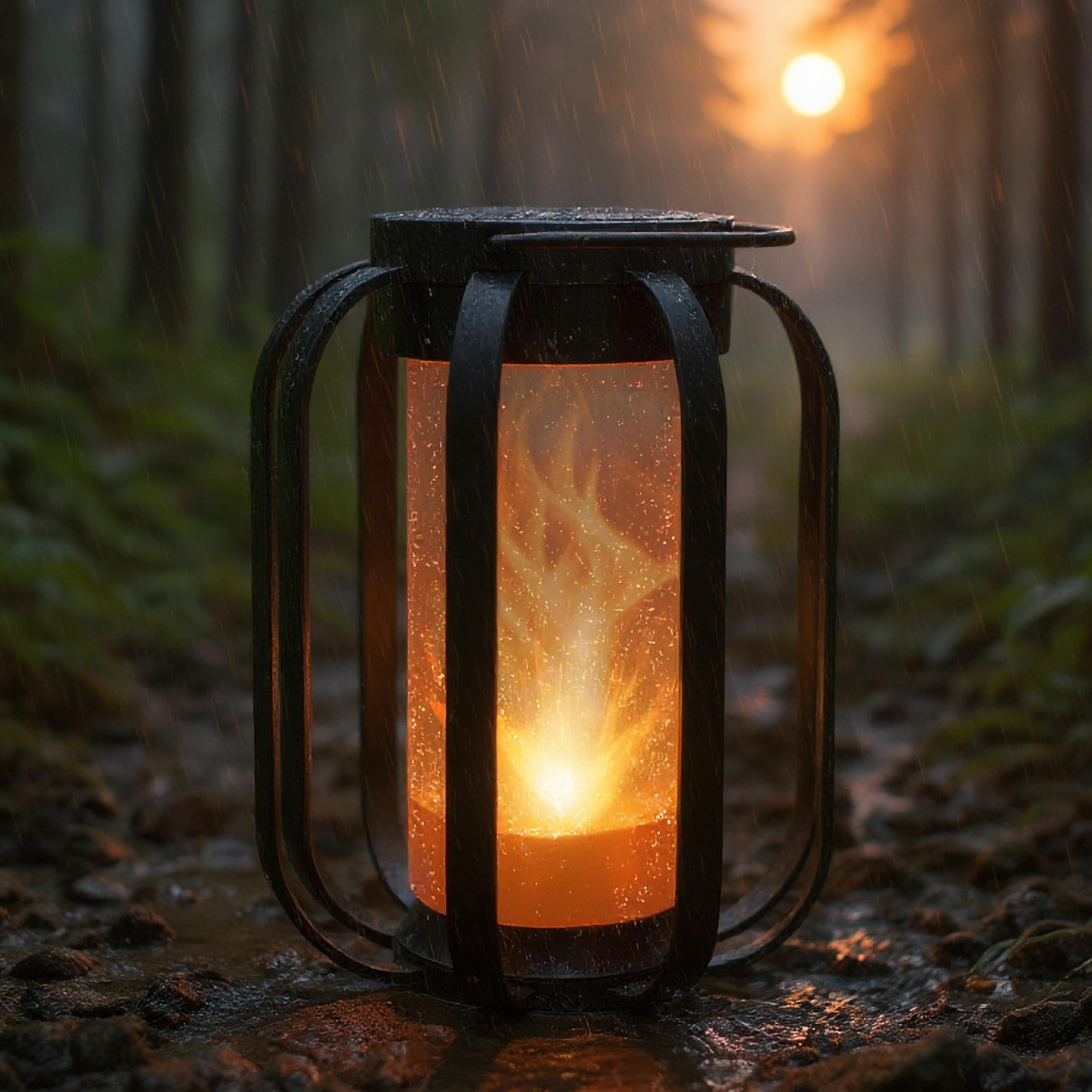 Modern Flame Lantern | (FFPFL1) | MSRP: $26.39 - NEW!
