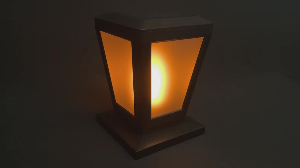 Statement Solar Deck Post Lantern FFDP2_1PK