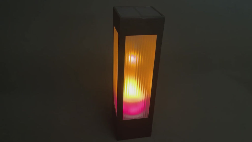 Solar Flame Bollard FFSFB1