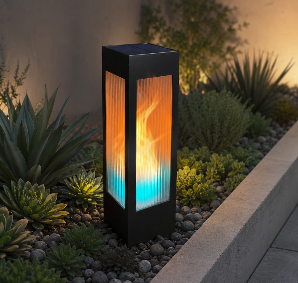 Solar Flame Bollard FFSFB1